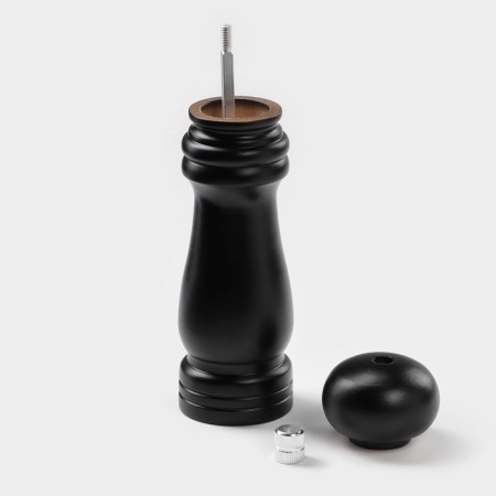 Mill for spices of the share, 17 × 4.5 cm, metallic mechanism, color black tree-2
