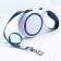 Roulette with a system of effective twisting a leash, 5 m, up to 20 kg, gray-blue
