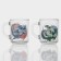 New Year's glass tea mug "Snakes", 200 ml, mix