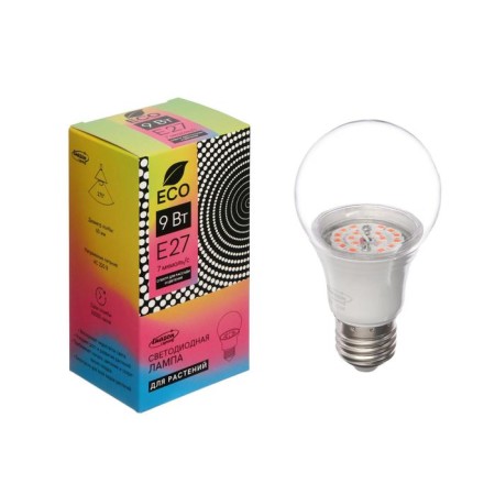 LED Luazon Lighting, A60, E27, 9W, IP44, 220V, 270 °, Multistril
