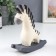 Souvenir Polystone "Honk-rocking" White 16.5x5.5x14 cm