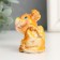 Souvenir Polystone "Golden Dragon with Coins" MIX 5x4x6 cm
