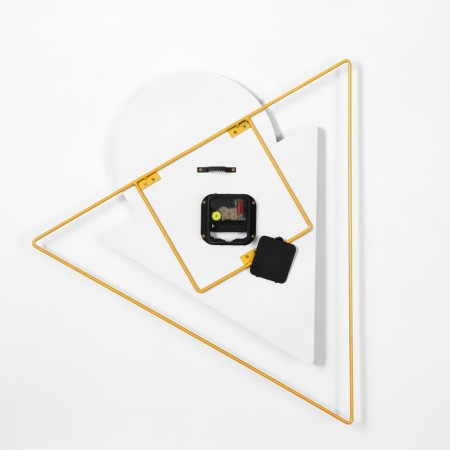 Wall clock, series: loft, "geometry", 57 x 52 cm, d-21 cm-1