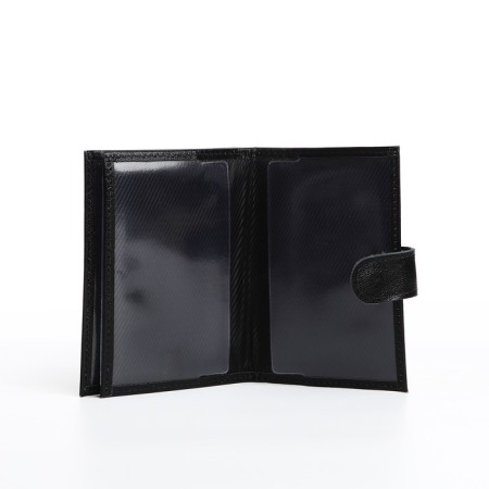 Cover for auto documents and passports, black color-3