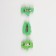 A set of plastic icons "Panda", 3 pcs, 3 x 2 cm