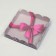 Bearing box, "pink trunk", 15 x 15 x 3 cm