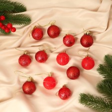 Set of balls plastic D-4 cm, 12 pcs 