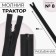Lightning "Tractor", No. 8, detachable, automatic lock, 80 cm, black color