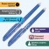 A set of gel washed pens Pilot Frixion, node-bela 0.5 mm, blue ink, 2 pieces