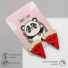 Earrings plastic 