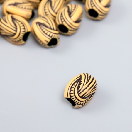 Beads for creativity plastic "Ethno. Weaving" set of 20 g 1.2x1.2x1.5 cm