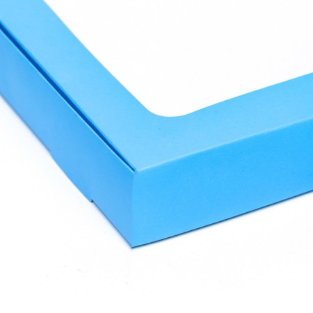 Self -assembly box with a blue window, 21 x 21 x 3 cm-2