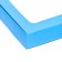 Self -assembly box with a blue window, 21 x 21 x 3 cm
