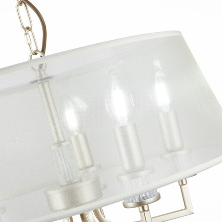 Suspended EVOLUCE lamp. Sle107513-05. Manila. 5x40 watts, E14, 50x50x70 cm, golden color-11