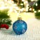 Christmas ball D-5 cm "delicate flowers" manual painting