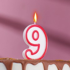 Candle for cake the number 