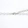 Pearl pearl "heart" maxi color silver, 40cm