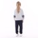 Sweatshirt for girls, gray color, height 152-158cm