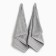 Set of towels Ethel "Grey Cell" 43x66cm - 2 pcs, col. Gray, hl. 100%