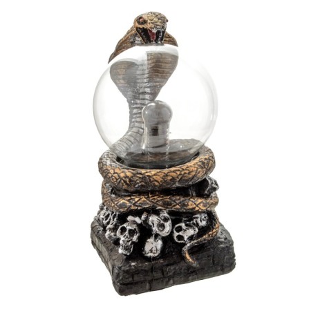 Plasmic ball Polystone "Cobra" gold 21x13x10.5 cm-9