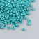 Glass beads 6/0 "green-blue" bright 450 g