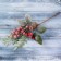 Decor "Winter Dreams" branch leaves berry lump, 27 cm