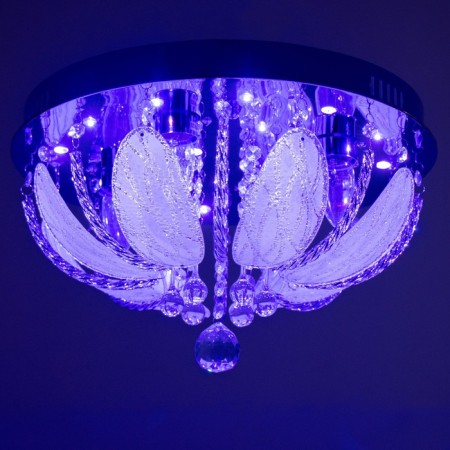 Svetogor chandelier "Melbourne" 4x60W E27 LED lighting chrome 40x40cm-7