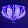 Svetogor chandelier "Melbourne" 4x60W E27 LED lighting chrome 40x40cm