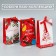 Gift package with the New Year's time tape, 13 x 23 x 7 cm, New Year