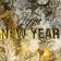 Laminated vertical package, congregation embossing "Happy New Year", Ml 23 x 27 x 11.5 cm, New Year