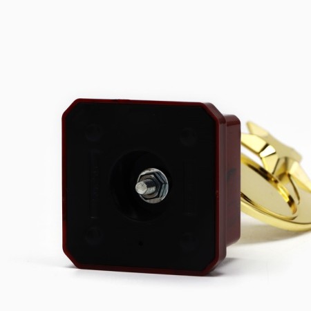 The award figure "Man with a star", gold, the plastic stand is red, 17 x 6.5 x 6.5 cm.-4