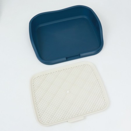 Dog toilet, 55 x 46 x 12 cm, blue-5