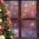 A set of stickers "New Year" snowflakes and bells, 29.2 x 38.1 cm