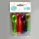 Tablespoons are plastic, in the set is 24 pieces, the colors of mix