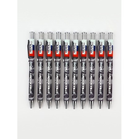 Pen Plastic "Brave Hero", Ball, Blue Paste-3