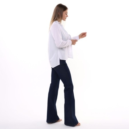 Women's jeans, dark blue color, size 44 (W27 L32)-3