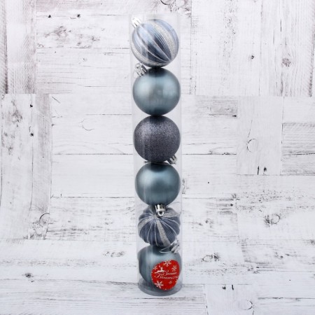 Set of balls plastic D-6 cm, 6 pcs "overflow"-1