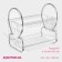 Drywall dryer “Strail”, 8-shaped, 40 × 23.5 × 34 cm, chrome color