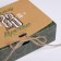 Gift folding box, packaging, “February 23”, 16.5 x 12.5 x 5 cm