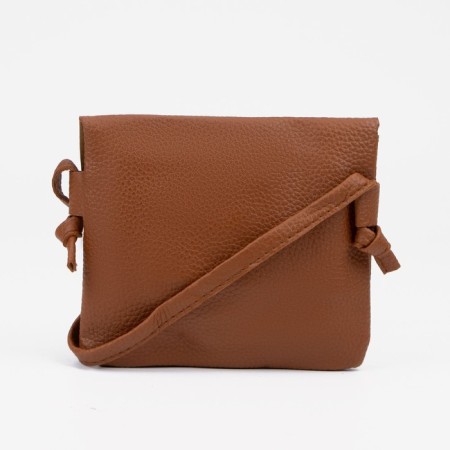 Bag's bag with a zipper, baby bag on a button, wallet, business card holder, brown color-8