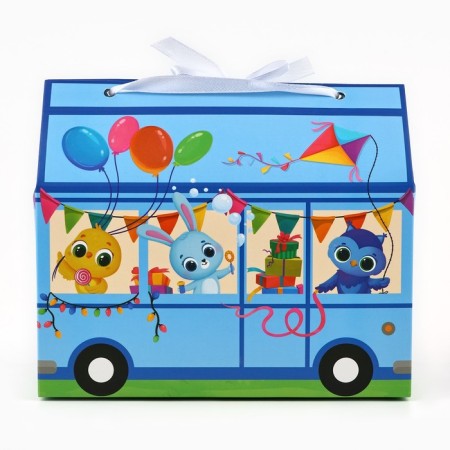 Box for sweets "Happy Birthday!", 10 x 18 x 14 cm-3