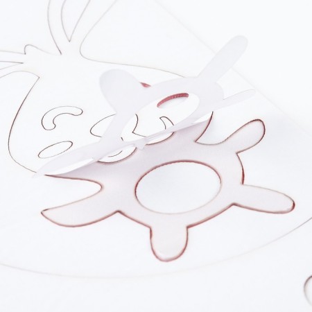 Interior stickers "bunny", children's, decor on the wall, panel 61 x 80 cm-4