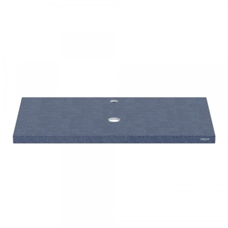 Santa mourning marble tabletop 805x35x450 mm, color wet asphalt-1