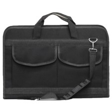 Folder for drawings and drawings for artists A3, 450 x 320 x 30 mm, handles, frame, textile, 3 pockets, black, estado