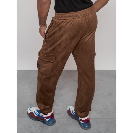 Sports pants, size 48, brown color-4