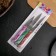 Set of kitchen knives "Universal", 3 pcs: knives: 8 cm, 12 cm, 13 cm, color mix
