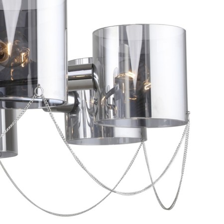 Ceiling lamp 8x40W E14, size 80x80x42 cm-4