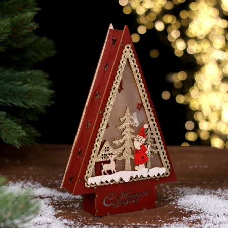 New Year's decor with a Happy New Year lights 14 × 4 × 22.5 cm-1