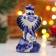 New Year. Souvenir "Cobra Cutie" 10 × 6 cm, gzhel
