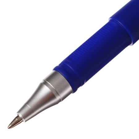 A set of gel pens 12 pieces SoftTouch, 0.5 mm, blue rod, dark blue matte case-2